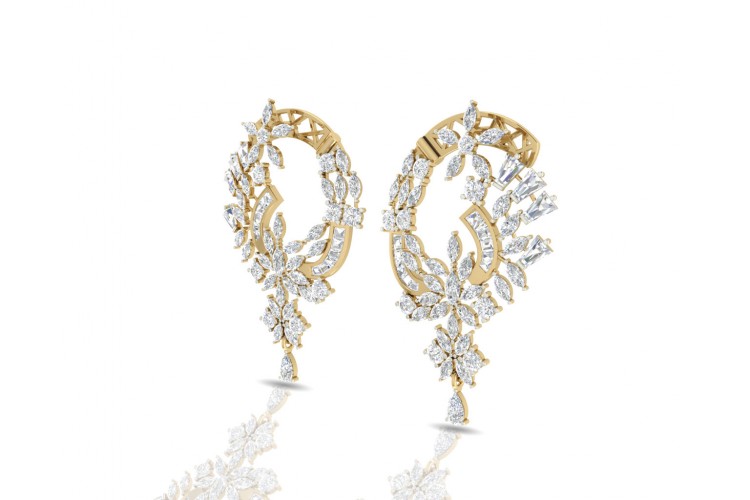 Ariel Elegant Diamond Earrings